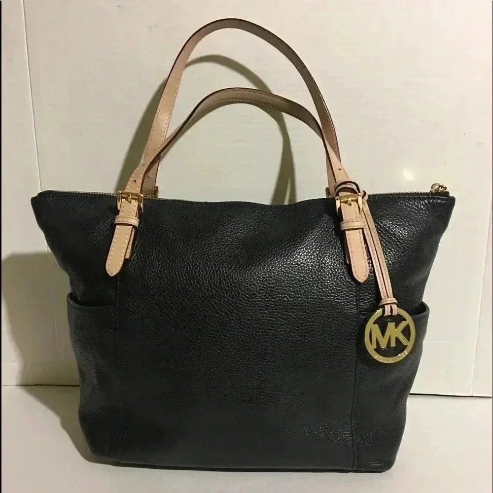 Michael kors Black leather satchel handbag